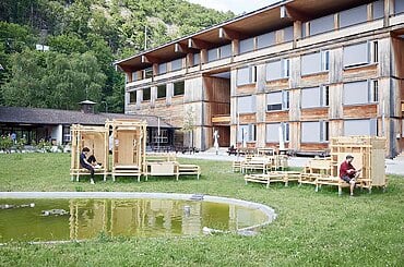 From Waste to Architecture: Innovating Circular Design with reused wood by BFH