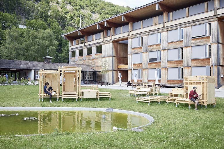 From Waste to Architecture: Innovating Circular Design with reused wood by BFH