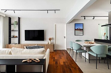 An 83m² Apartment in Sao Paulo by Duno Architecture