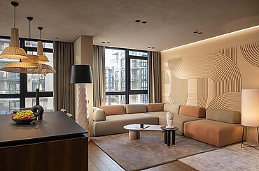 “Luna” Apartment In Kyiv by Sence Architects