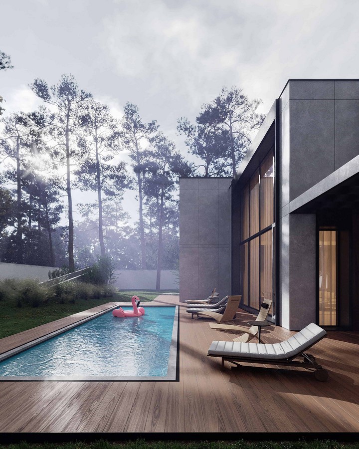 Bunker House A Modern Solution For Safe Living In Wartime by Sence Architects-Sheet1