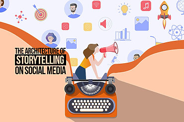 The Architecture of Storytelling on Social Media