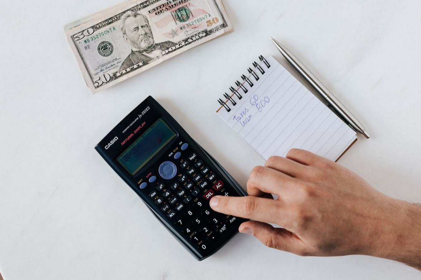 Calculating the current budget