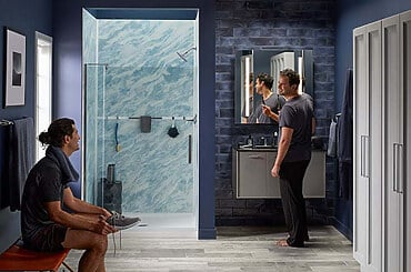 Transform Your Bathroom with KOHLER LuxStone Shower Replacement
