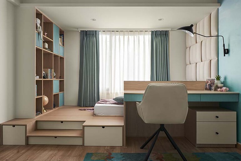 Multifunctional Kids’ Room balancing aesthetics and practicality by Studio Rohini Bagla