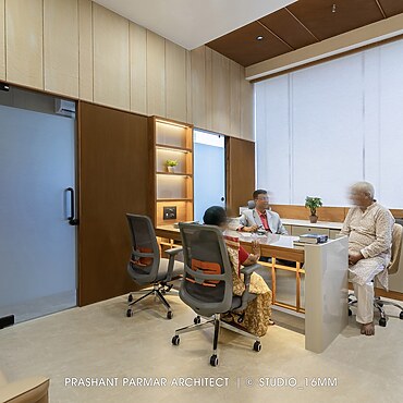 Modern Hospital Interior at Ratnanjali Solitaire by Prashant Parmar ...