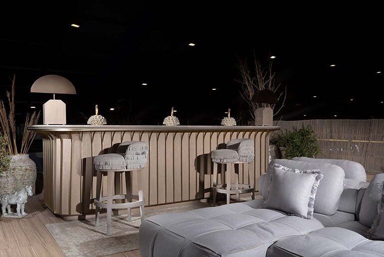Yuki Bar Stool by Nivasa