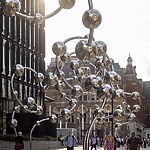 Mirror Orbs installed outside Liverpool Street Station in London by Yayoi Kusama-Sheet6