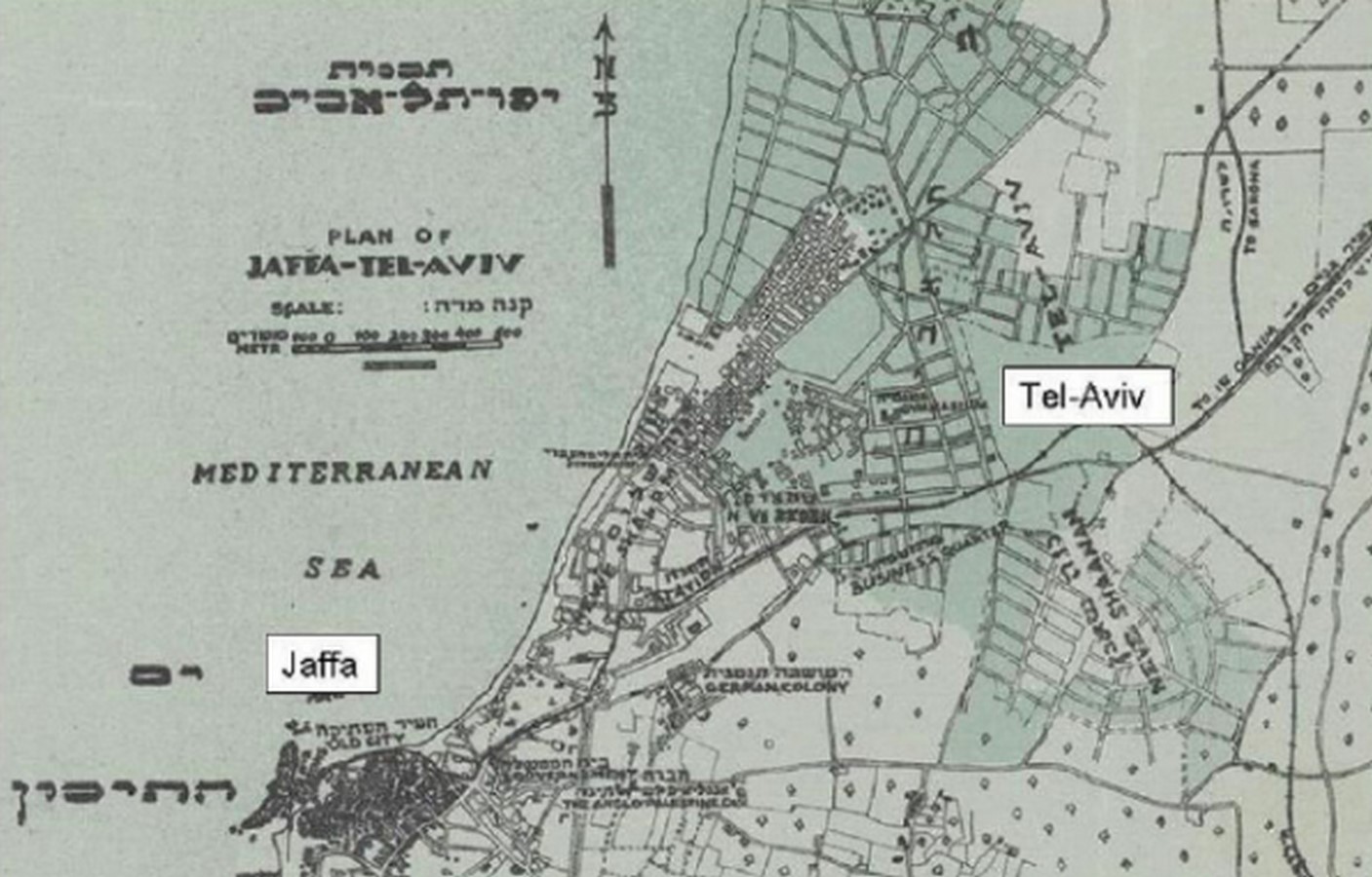Black City and White City looking into Tel Aviv and Jaffa-Sheet2