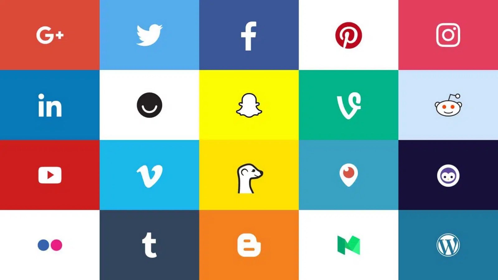 Evolution of Social Media Logos-Sheet2