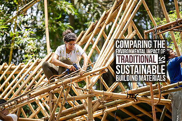 Comparing the Environmental Impact of Traditional vs. Sustainable Building Materials