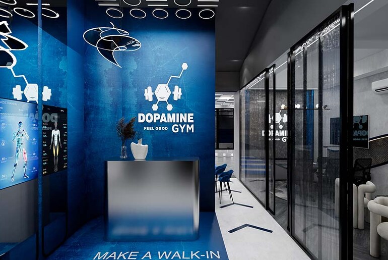 Dopamine-Feel Good Gym by Browninkstudio Architecture and Interiors Pvt. Ltd