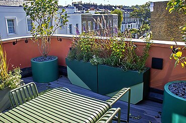 Holland Park Roof Garden by Mylandscapes LTD