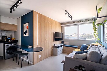 34m² apartment by Architect Bya Ribeiro and Dua Arquitetura