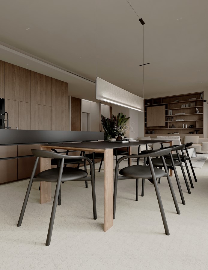 Apartment in Almaty — an oasis of tranquility by Kvadrat architects-Sheet1