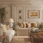 Classical Living Rooms which are both elegant and luxurious by Aashi Gupta Designs-Sheet2