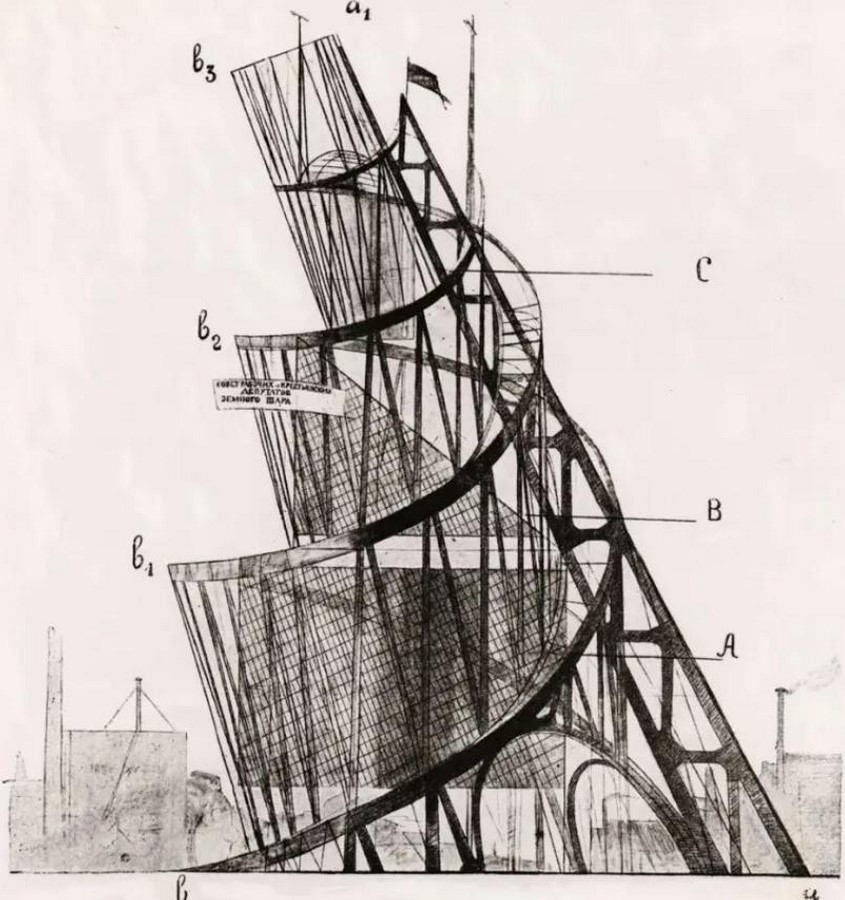 Vladimir Tatlin’s Monument to the Third International-Sheet1
