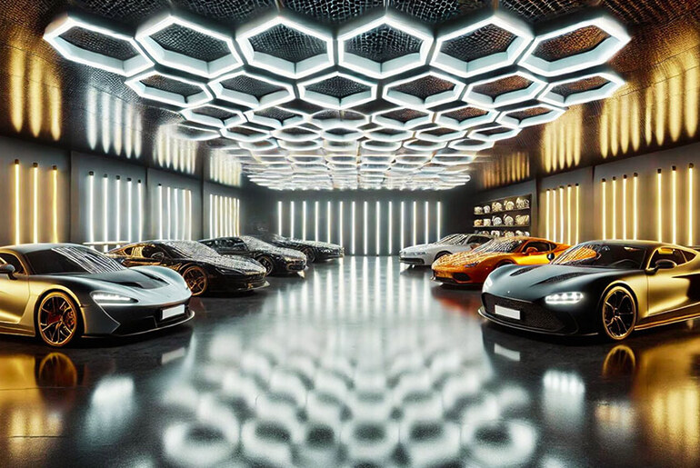 Why Car Enthusiasts are Switching to Honeycomb Garage Lights for their Showrooms