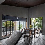 Love for Stone Crafting a Seamless Flow from Tables to Flooring by Azure Interiors-Sheet1