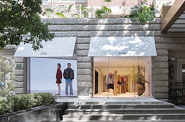 Zara Anfu Lu Pop-up Store by AIM Architecture