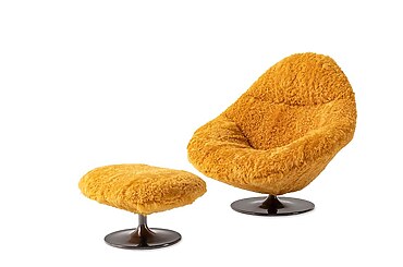 Curvy and Groove Armchair by Sources Unlimited