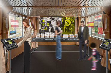 The new exhibition and multimedia design of the European Museum in Schengen by Migliore+Servetto and Karmachina