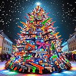 To Arms! (A Christmas exercise that will never come to light) by Luzinterruptus-Sheet6