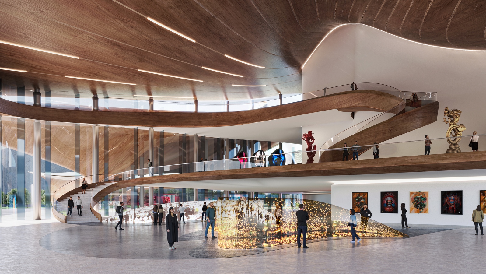 Zhejiang Shaoxing Shangyu District Cao’e River Culture and Art Centre by Zaha Hadid-Sheet2