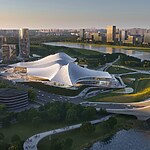 Zhejiang Shaoxing Shangyu District Cao’e River Culture and Art Centre by Zaha Hadid-Sheet4