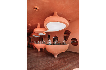 Luire, Alchemised In Terracotta Splendor – A Retail Design That Defies The Conventional by Muselab