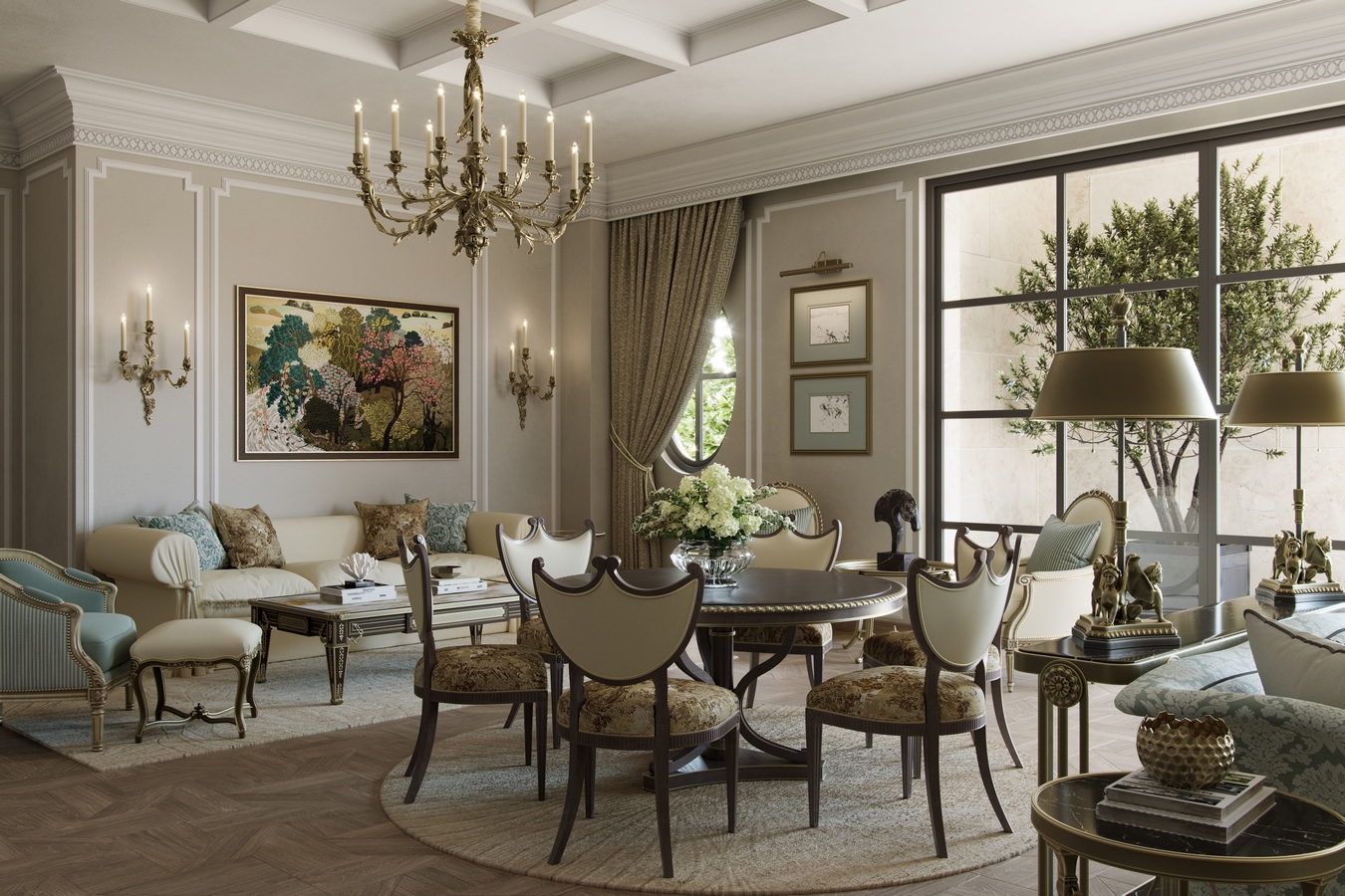 European Classicism to Modern Homes by Aparna Kaushik Design Group-Sheet1
