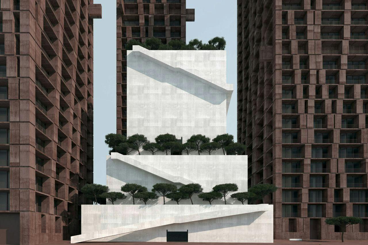 Valerio Olgiati Unveiled Rruga Adem Jashari, a New Mixed-Use Development in Tirana, Albania-Sheet4