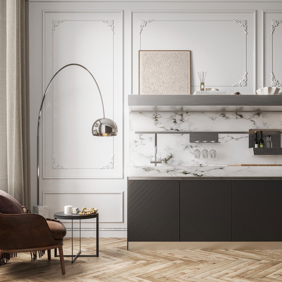 Luxury with the Striking Charcoal Kitchen by Küche7-Sheet1