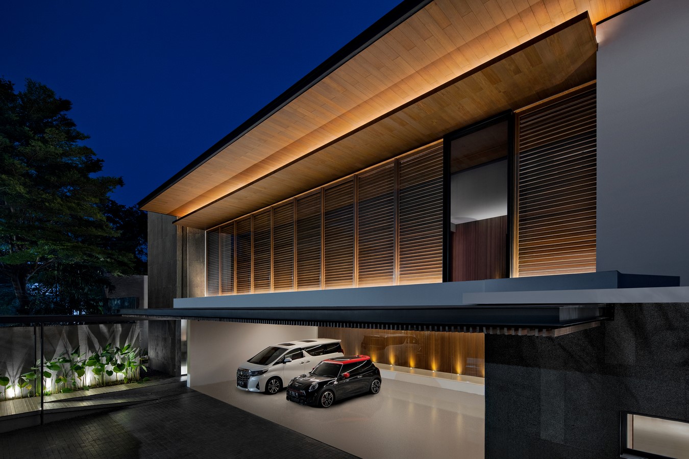 Facade lighting design for luxury houses by QPRO-Sheet2