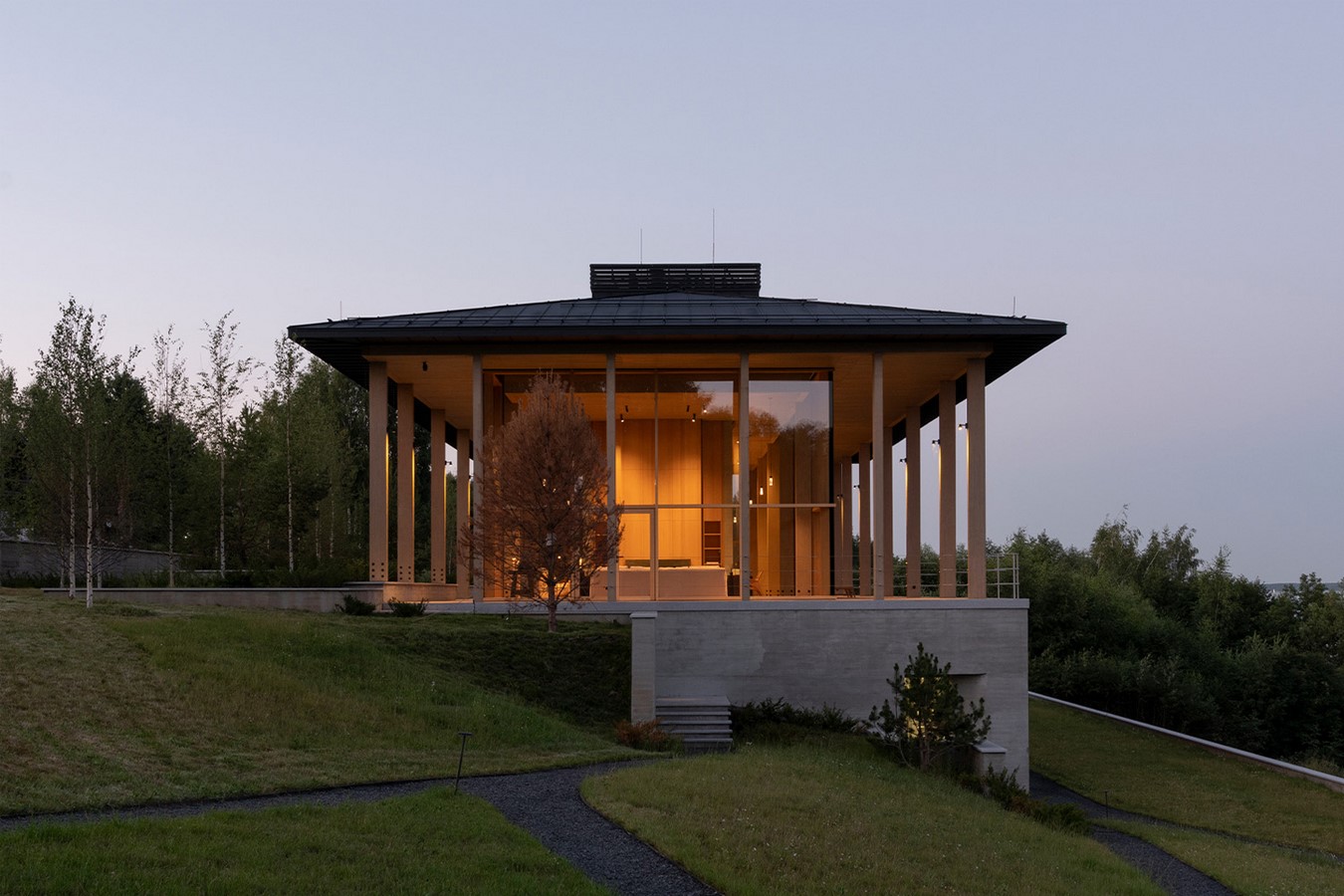 Facade lighting design for luxury houses by QPRO-Sheet4