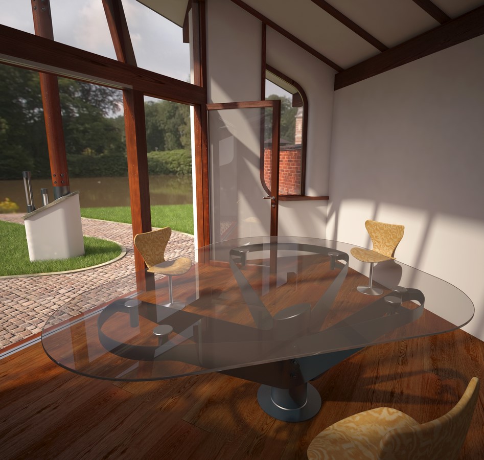 Gardenhouse-waterfall of villa Ice Canyon by Consul&Co-Sheet6