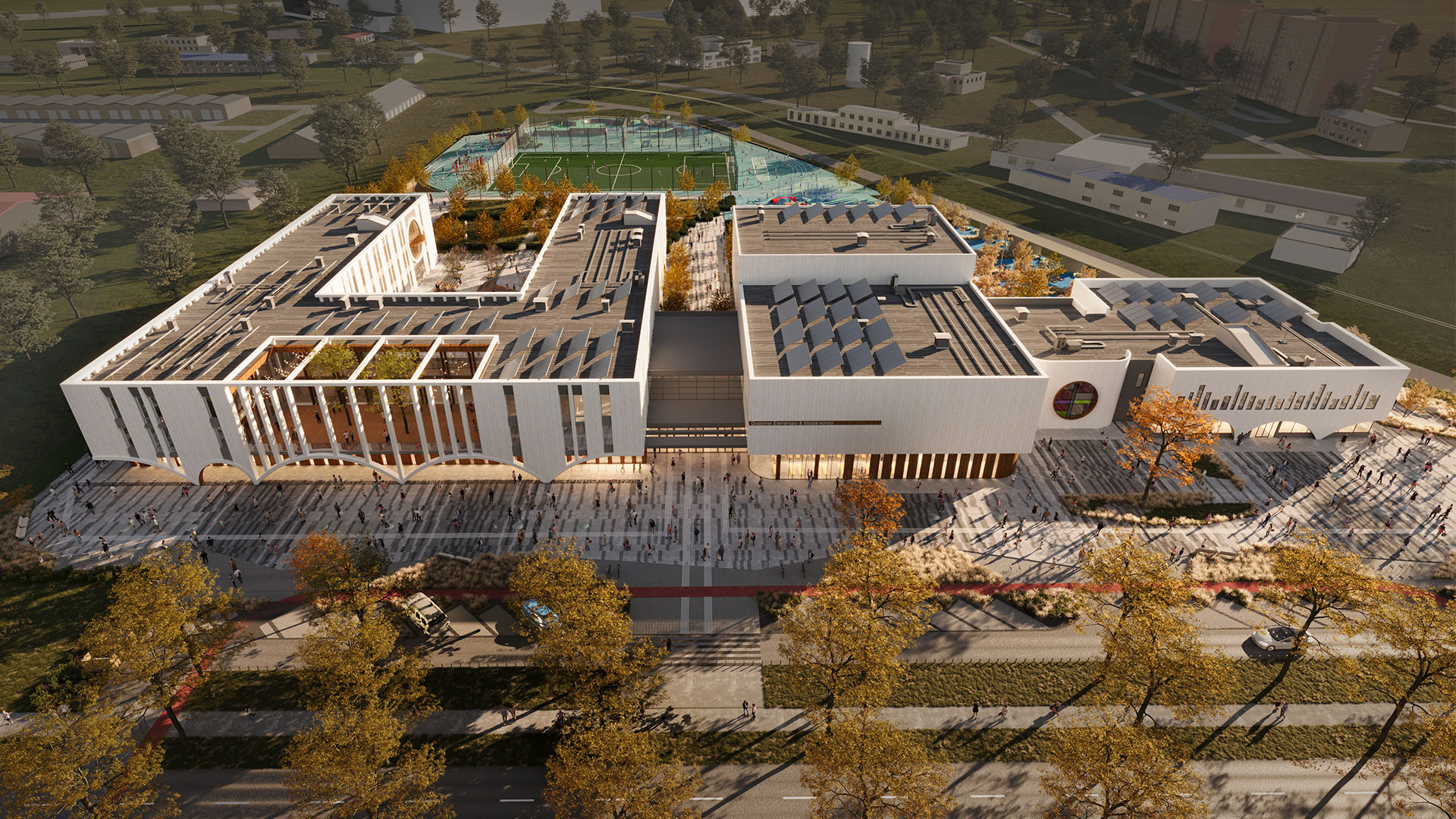 Lyceum No.2 in Hostomel will be rebuilt after being destroyed during the fights for Hostomel-Sheet5