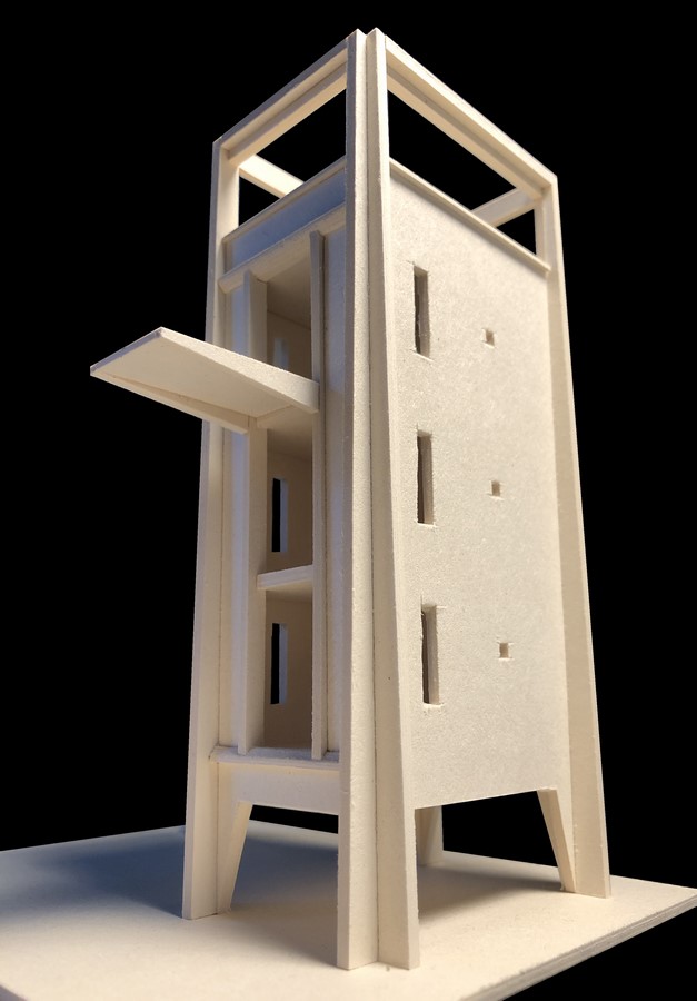 Tower in Puerto Saavedra, Chile by Juan Almarza Anwandter-Sheet1