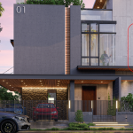 A 4000 square-foot buoyant courtyard house in Sarjapur by Design Thoughts Architects-Sheet7