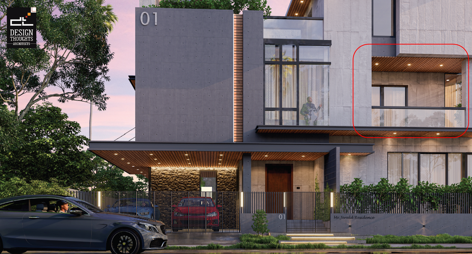 A 4000 square-foot buoyant courtyard house in Sarjapur by Design Thoughts Architects-Sheet7