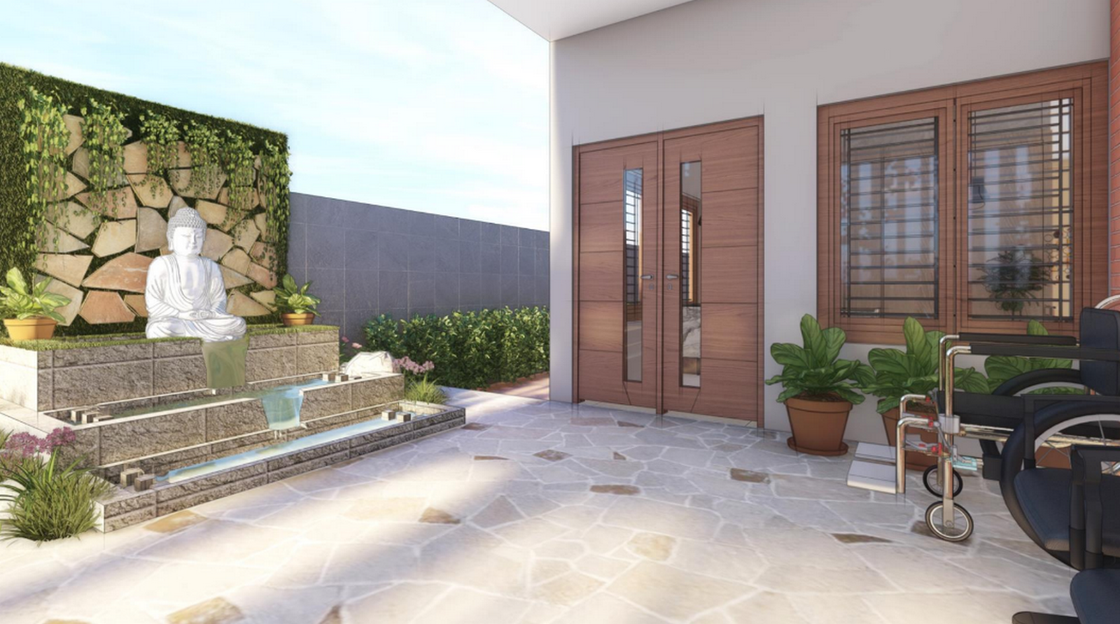 Visualising a fusion-style villa in a prime location in Bangalore by Design Thoughts Architects-Sheet2