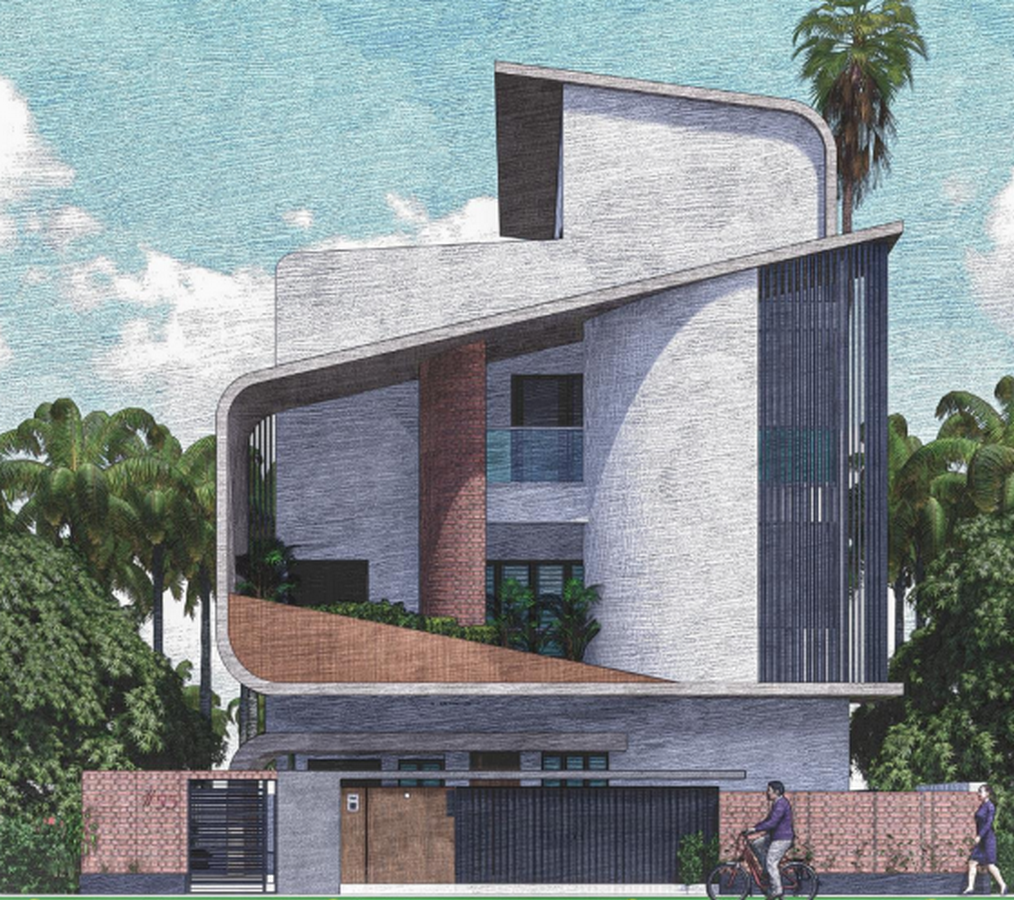 Visualising a fusion-style villa in a prime location in Bangalore by Design Thoughts Architects-Sheet3
