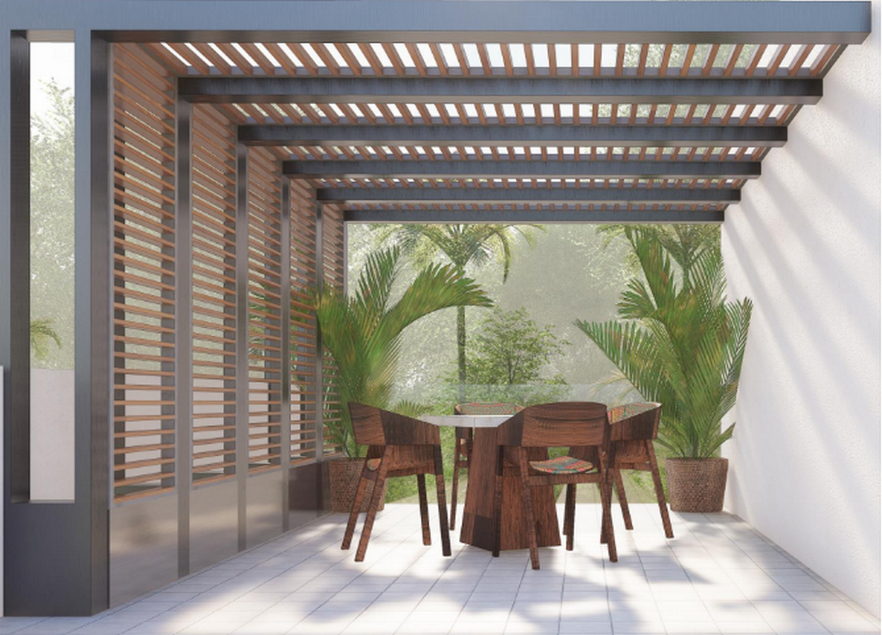 Visualising a fusion-style villa in a prime location in Bangalore by Design Thoughts Architects-Sheet4