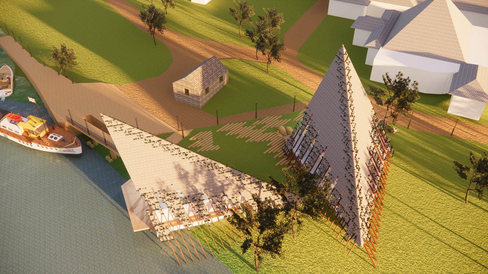 Easdale Ferry Office (EFO) - Conceptual Design for Architectural Competi-Sheet1