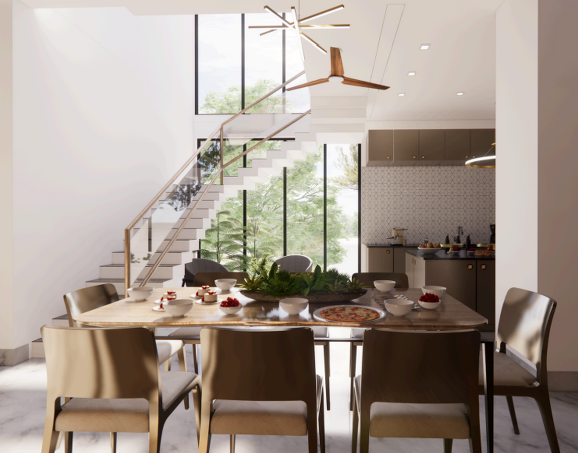 PROPOSED MODERN VILLA EXTERIOR AND INTERIOR IN BENGALURU by Design Thoughts Architects-Sheet2