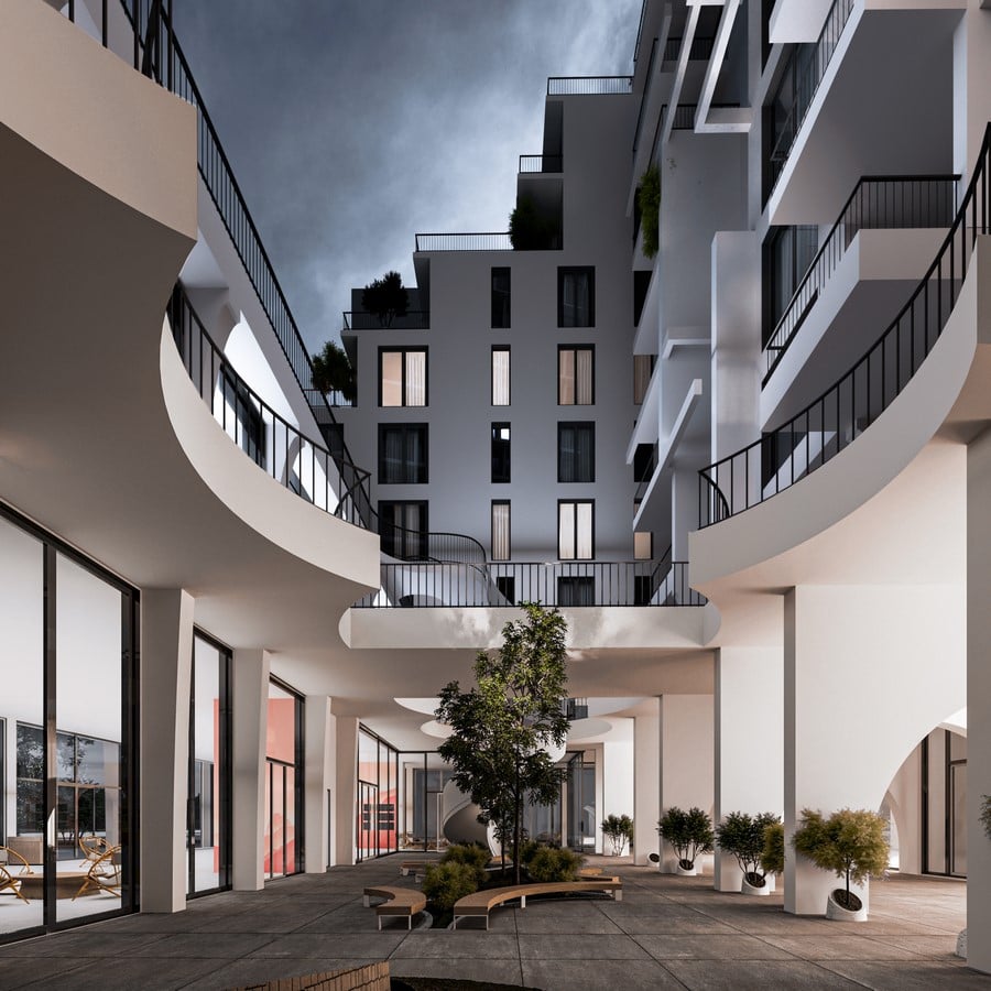 Park Avenue 1 Tirana by Davide Macullo Architects-Sheet1