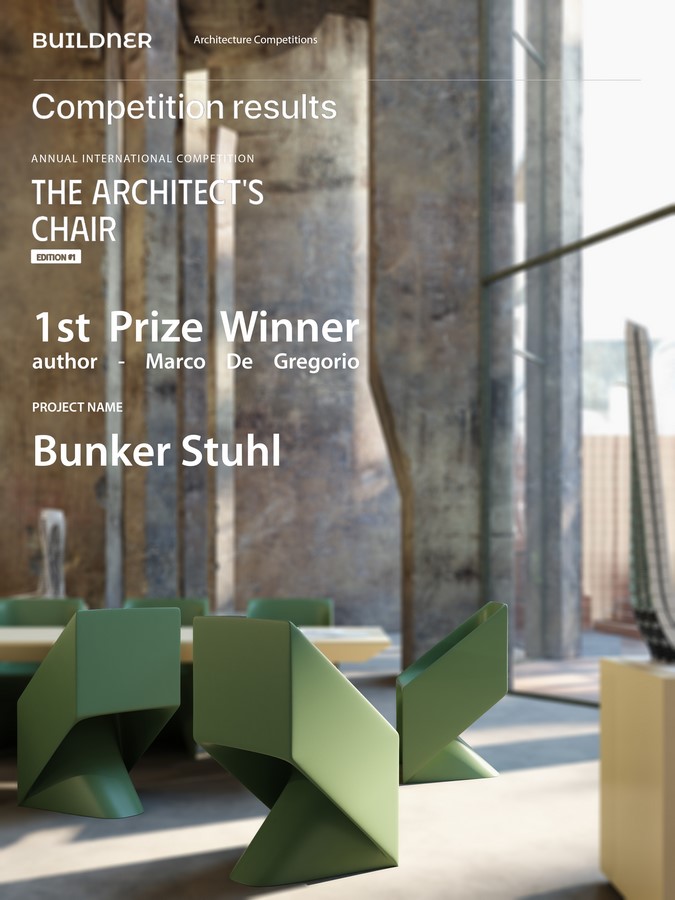 Bunker Stuhl - The Architect's Chair Competition - 1st Price by De Gregorio Henriksen Architects-Sheet1