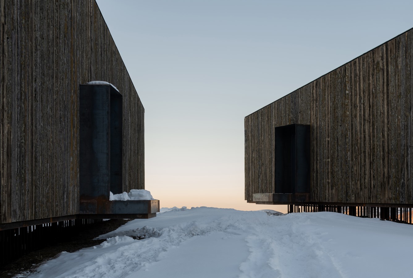 AUM cabins amid Mountainscape in Kazakhstan by Arthur Kariev Architects-Sheet10