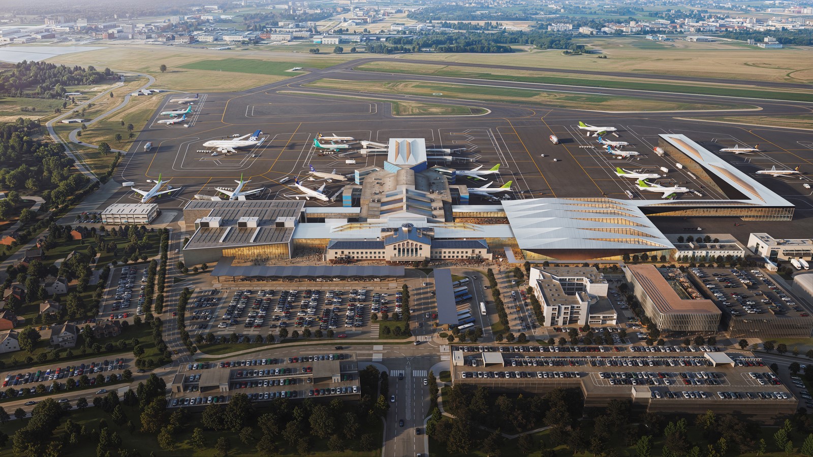 Vilnius Airport Arrivals Terminal by Zaha Hadid Architects-Sheet7