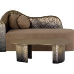 Sculptural Yuki Lounge Sofa & Coffee Table by Nivasa-Sheet1